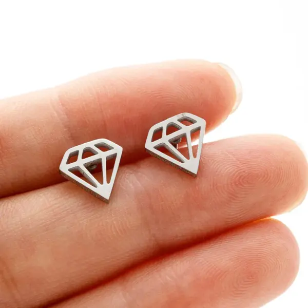 PVD Coated 18K Gold Real Gold Plated Animal 304 Stainless Steel Luxurious Sweet Artistic Waterproof Non Tarnish Ear Studs