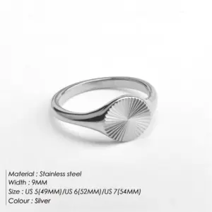 Silver / Circumference 56mm-US8