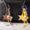 Wholesale Star Popcorn Potato Chips Bag DIY Keychain Pendant