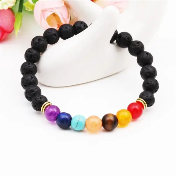 Wholesale Fashion Printing Natural Stone No Inlaid Bracelets In Bulk