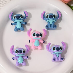 Wholesale Cartoon Stitch with Holes Stereo Cute Rubber Beads DIY Mobile Phone Chain Jewelry Accessories Beaded Pen Accessories