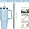 oly-6502884a181ab5ff8aa6f00ae6912d5f Wholesale Cross-border Stanley mug ice cup multi-color glitter universal straw accessories suit with straw brush personality