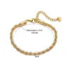Wholesale Elegant Simple Style Solid Color Stainless Steel Bracelets In Bulk