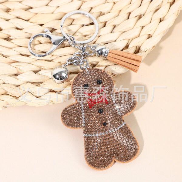 Wholesale Diamond studded cartoon keychain