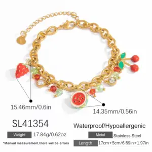 SL41354 / Electroplating 18K Real Gold
