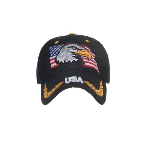 Wholesale Zhongmei spring and summer New Eagle USA flag embroidered baseball cap peaked cap sun hat B627