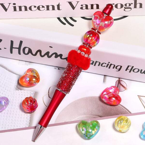 oly-653e031bf90402859dc60f6a4ee0daec Wholesale High Transparent Acrylic Love Five-pointed Star Beaded Pumpkin Lantern Beads DIY Mobile Phone Chain Keychain Jewelry Accessories