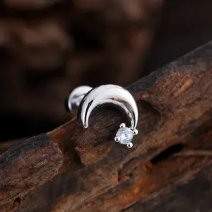 3354 Silver / Ear Studs