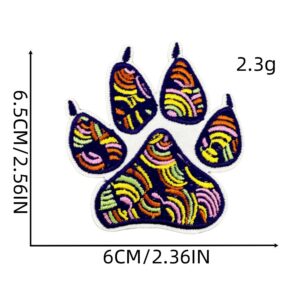 Animal paw cloth patch 7#