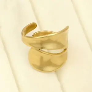 Irregular Open Ring-Gold