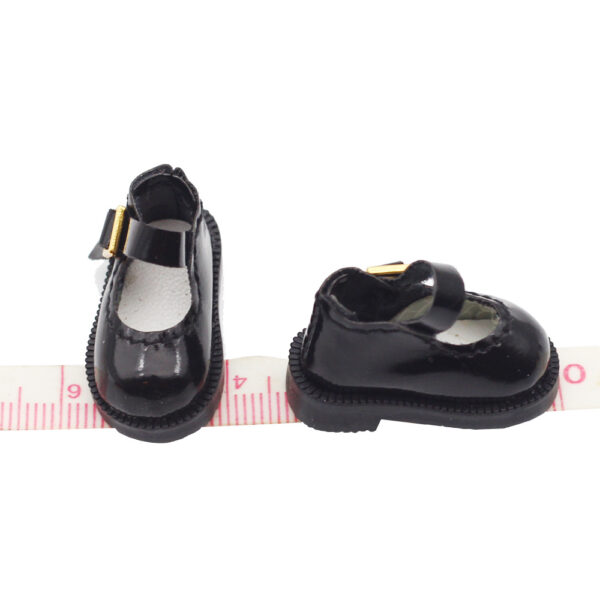 Wholesale 6 points small cloth 8 points BJD toy doll shoes 10cm cotton doll buckle single button leather shoes 3.2cm