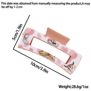 10-5 square hollow pink belt accessories / Can be specified
