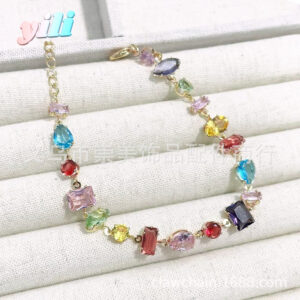 Candy bracelet / Silver bottom