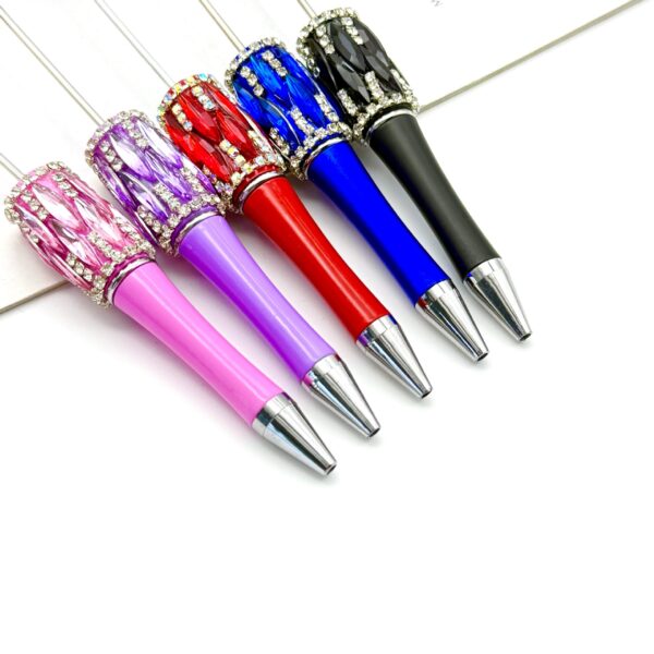 Wholesale New diy heavy industry beaded pen handmade patch beaded ball point pen cross-border explosions blind box cute pen