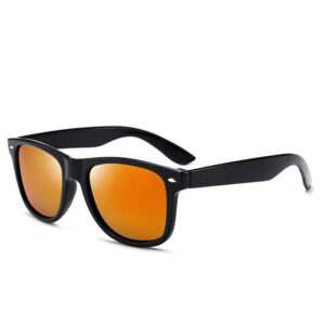 BRIGHT BLACK FRAME ORANGE