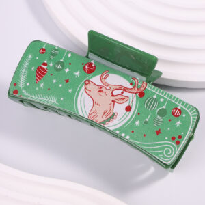 Christmas bright green clip 1