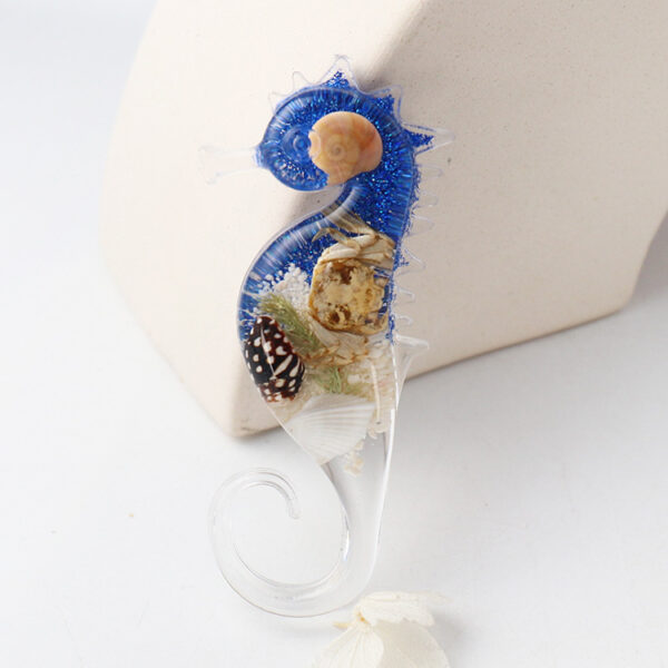 Wholesale New Ocean Crafts Refrigerator Stickers Hippocampus Turtle Creative Gift Real Shell Starfish Stereoscopic Tourist Souvenirs