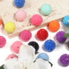 Wholesale Colored full-hole drill ball bead string
