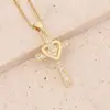 Wholesale Fashion Cross Copper Inlaid Gold 18K Gold Plated