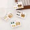 Wholesale 1 Set Casual Elegant Heart Shape Flower Butterfly 304 Stainless Steel Drop Earrings Ear Studs