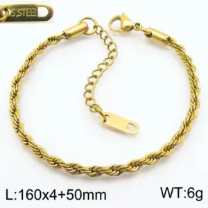 4mm Gold Bracelet Kb184491-Z