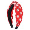 Wholesale Sports Wind Hair Band Fabric Baseball Printing Simple Knot Hair Band