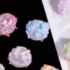 Wholesale Flash sand polymer clay straight hole loose beads DIY accessories