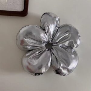 Silver glossy surface