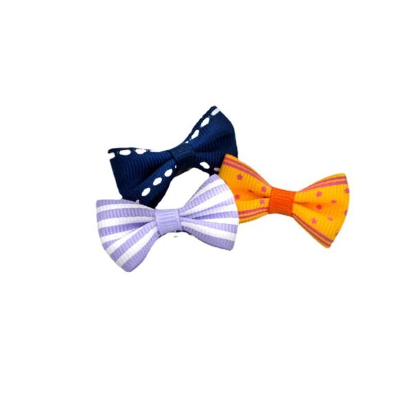 Wholesale Pet Holiday Headdress with Small Bow and Diamond T Headdress Small Hairpin