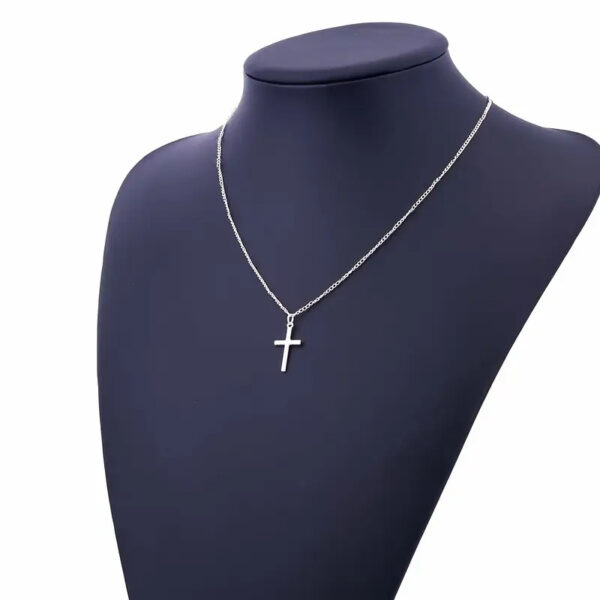 Wholesale Cross Necklace Cold Style Simple Korean Style Fashion Temperament Personality All-match Retro Niche Trendy Cool High-end Design