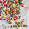 oly-65e172a0675f453f9658df4976454051 Wholesale Christmas 12-style Mixed DIY Hand-painted Beads