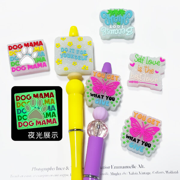 Wholesale Silicone luminous beads flashing DIY beads