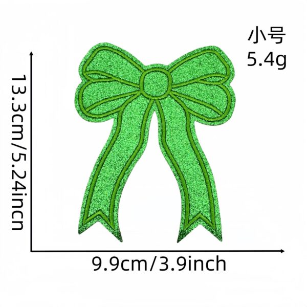 oly-65f9863cbe5e789185b0c7ae920c16b6 Wholesale Cross-border glitter bowknot cloth stickers clothing bags embroidery accessories clothing accessories handmade jewelry ironing hot melt adhesive