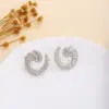Wholesale 1 Pair Simple Style Water Droplets Waves Heart Shape Irregular Plating 304 Stainless Steel Ear Studs
