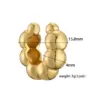 1 Pair Casual Vintage Style Twist Plating Braid Copper 18k Gold Plated Ear Cus