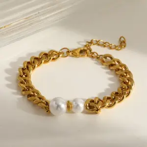 4-Length 17+5CM-Bracelet / Gold