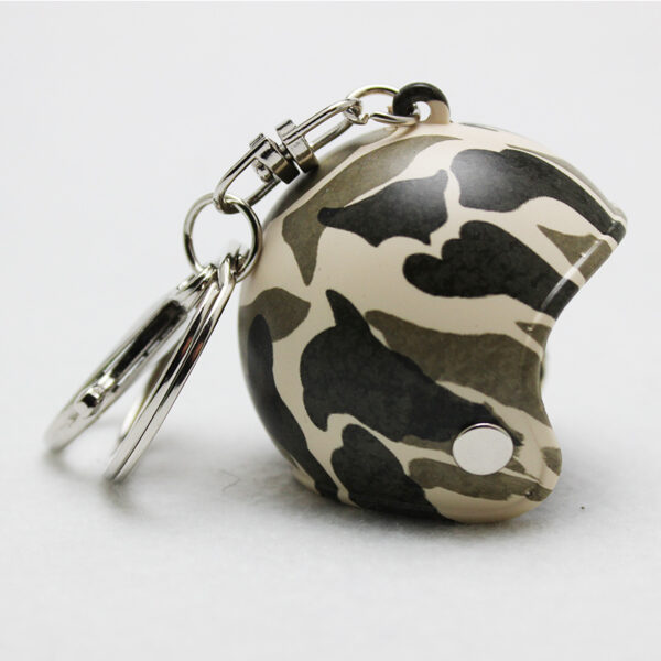Wholesale Camouflage Motorcycle Safety Hat Keychain Pendant Car Ornaments Doll Helmet Accessories Student Luggage Hanging Ornaments