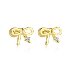 E4827-gold/pair / 925 silver