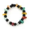 Wholesale Simple Style Geometric Agate No Inlaid Natural Stone Bracelet In Bulk