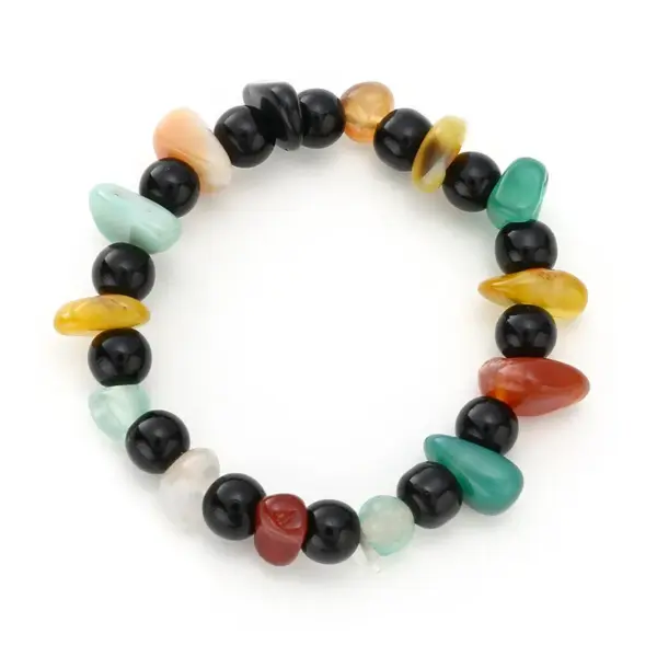 Wholesale Simple Style Geometric Agate No Inlaid Natural Stone Bracelet In Bulk