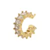 oly-664f335638803cfc925965ff26efc683 Wholesale Fashion Geometric Plating Copper Artificial Gemstones Earrings