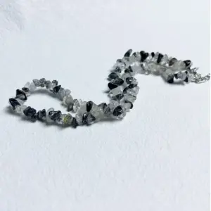 Black hair crystal / Necklace