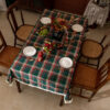 Wholesale Holiday Atmosphere British Style Christmas Plaid Tablecloth Plaid Fashion Christmas Atmosphere Tablecloth