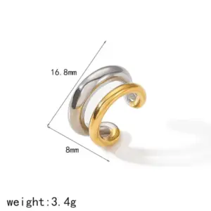 Ear Clip-TE6952-M / 18K Gold