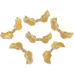 Angel Wings - Gold / 19x44mm (1 pack/10 pieces)