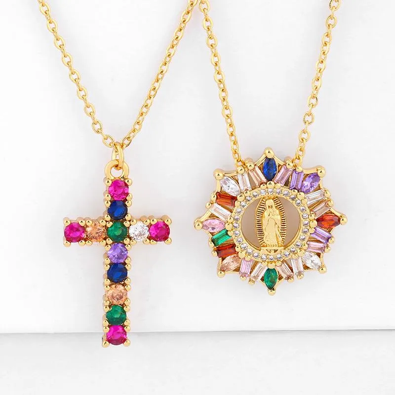 Wholesale Jewelry Ethnic Style Geometric Copper Diamond Necklace