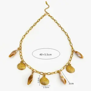 Shell Conch Necklace / Average Size / N0142