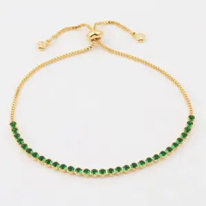Round Green 3.0mm Bracelet