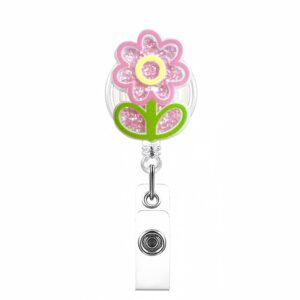 Quicksand flower + transparent rotating clip