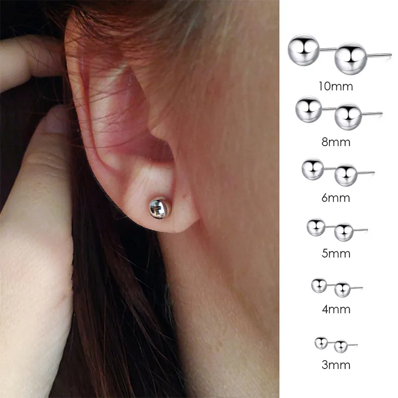 Wholesale PVD Coated 14K Gold Real Gold Plated Geometric Stainless Steel Simple Style Waterproof Non Tarnish Earrings